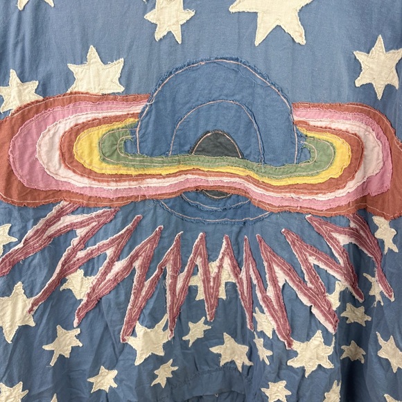 Magnolia Pearl Francis Magic Top Stars Planet Saturn Rainbow Rings Blue Nirvana - Picture 4 of 10